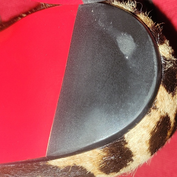 New Christian Louboutin Leopard Print Flats with Black Bow Size US7/EU37 - Picture 11 of 12